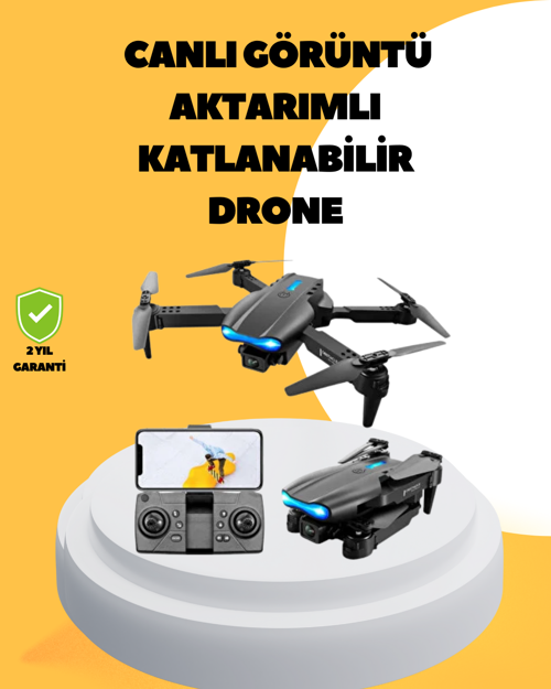 tekno Wifi FPV Canlı Görüntü Aktarımlı Katlanabilir Drone 2026