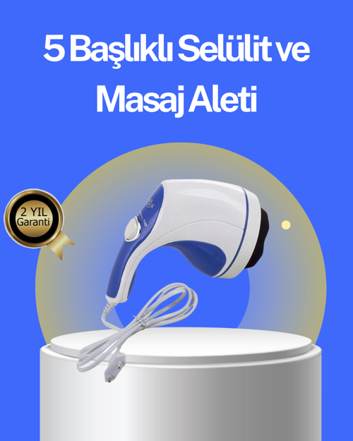 tekno Kas Rahatlatıcı ve Yağ Yakma Masaj Makinesi – Hız Ayarlı 2026