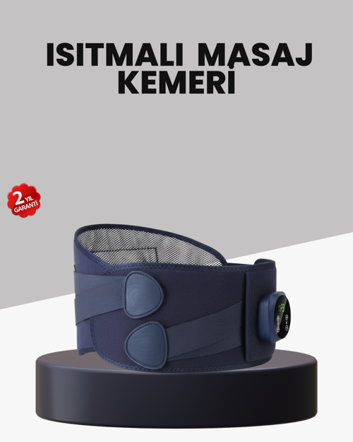 tekno Titreşimli Masajlı Bel Kemeri Isıtmalı Destekli 2026