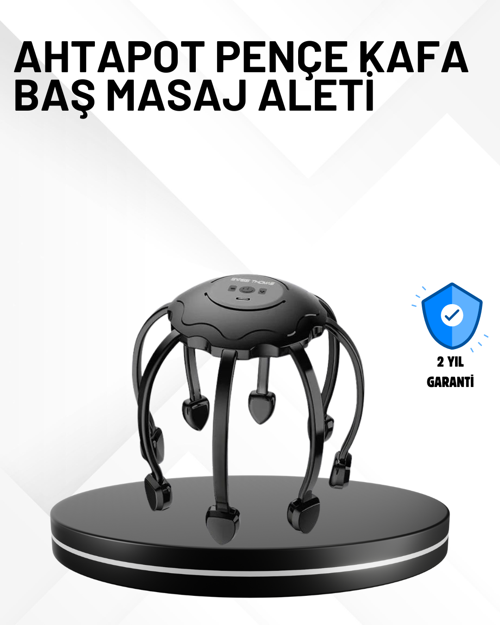 tekno Taşınabilir Kafa Masaj Cihazı Eller Serbest 360° Profesyonel Masaj 2026