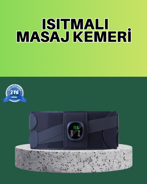 tekno Titreşimli Masajlı Bel Kemeri Sessiz Çalışma 100 cm Bel Uyumlu 2026