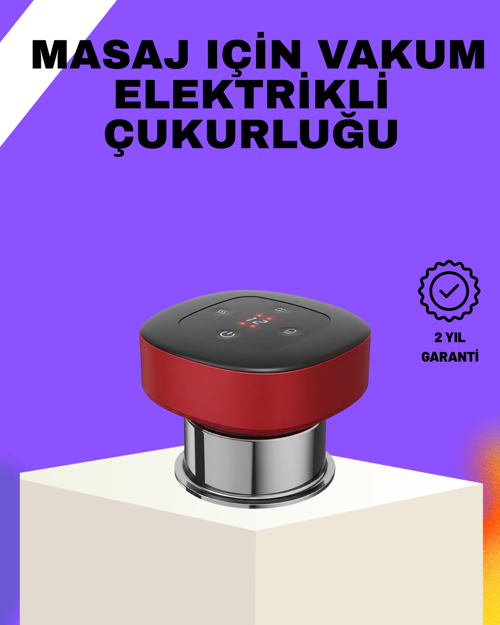 Tekno Vakumlu Masaj Aleti Çok Kademeli Emme İsıtmalı Ev Tipi Terapi 2026