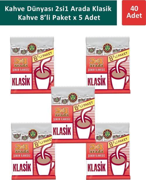 2si1 Arada Klasik Kahve 8 x 12 gr x 5 Adet