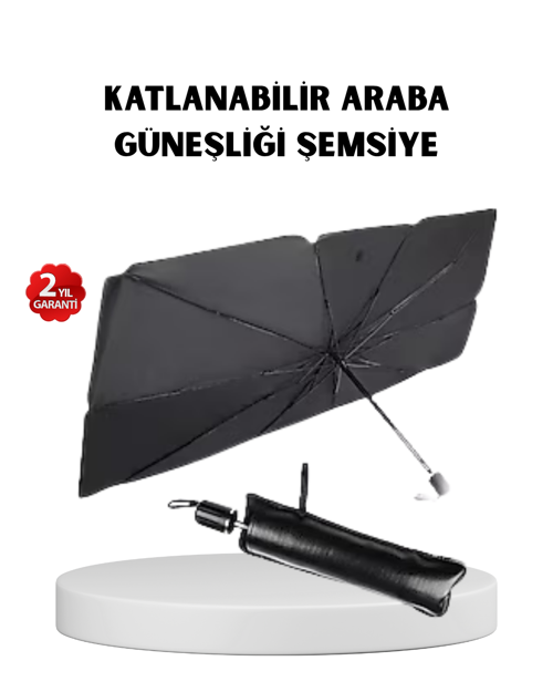 tekno Katlanabilir Ön Cam Güneşliği Şemsiye – Her Araca Uygun Isı ve Işık Koruması 2026