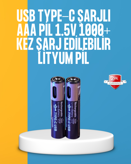 tekno Lityum AAA Pil – Düşük Enerji Tüketen Cihazlar İçin Maksimum Dayanıklılık 2026