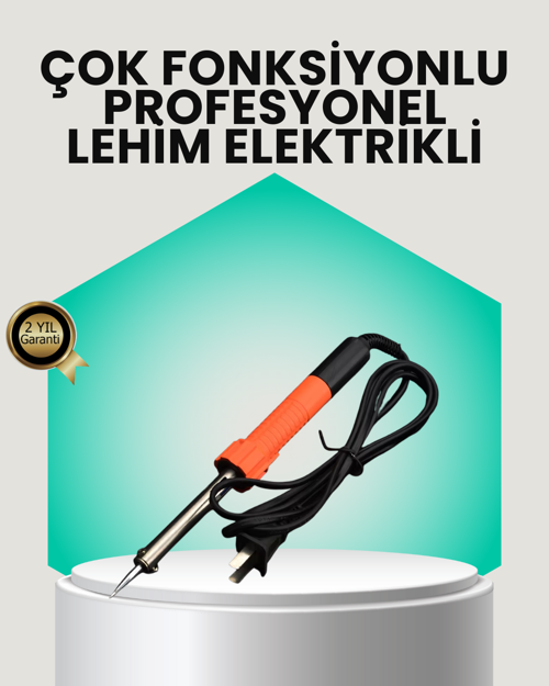 tekno Isıya Dayanıklı Ergonomik Saplı Elektronik Lehimleme Havyası 2026