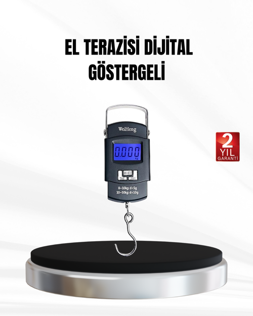 tekno Dijital El Terazisi – Hassas Bavul Tartısı, Gülen Yüz Tasarımlı 2026