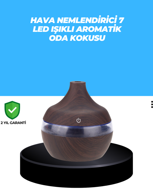 tekno 7 Renk Dinlendirici LED Işıklı Aroma Buhar Makinesi 2026