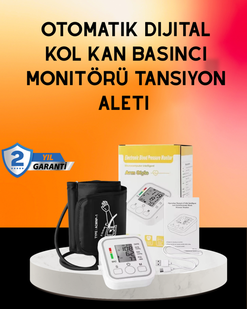 tekno Ritmi Tespit Özellikli Dijital Tansiyon Aleti 2026