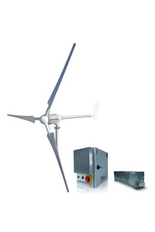 Set İ-2000W 48V Rüzgar Türbini + Wind Pro Şarj Kontrol Cihazı iSTA-BREEZE