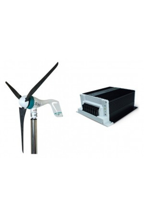 Set Air Speed 500W 24V Rüzgar Türbini + Hibrit Şarj Kontrol Cihazı iSTA-BREEZE