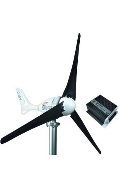 Set i-500 24V Rüzgar Türbini + Hibrit Şarj Kontrol Cihazı İSTA-BREEZE