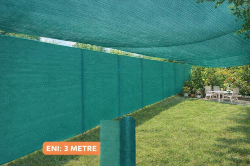 Gölgelik File %40 file 3 METRE X 50 METRE Bahçe Gizleme Ağı Bahçe Çit Örtüsü Meyve Ağacı Örtüsü