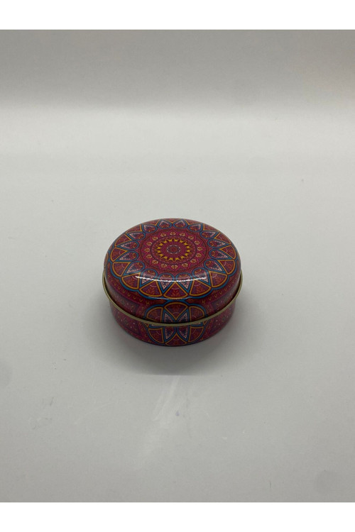 Mandala Serisi Teneke Mum 100 Gr - Frambuaz Kokulu