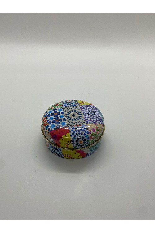 Mandala Serisi Teneke Mum 100 Gr - Frambuaz Kokulu