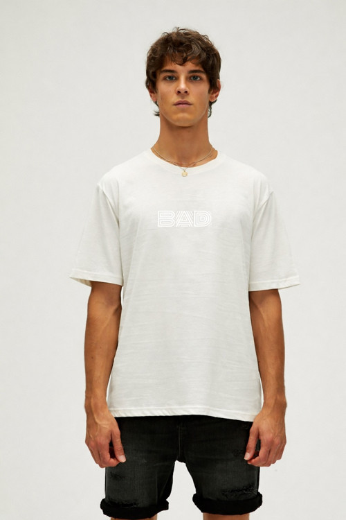 Maze Erkek Beyaz Tshirt Off-White
