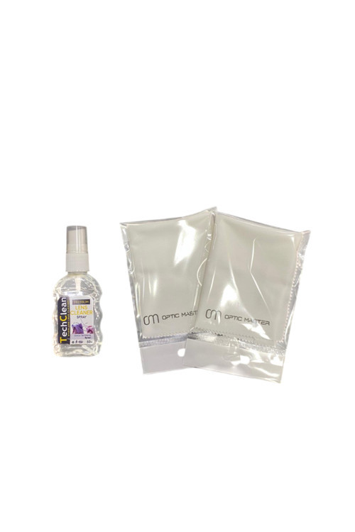 Gözlük Temizleme Seti (50Ml Antistatik Sprey + 2 Adet Microfiber Bez)
