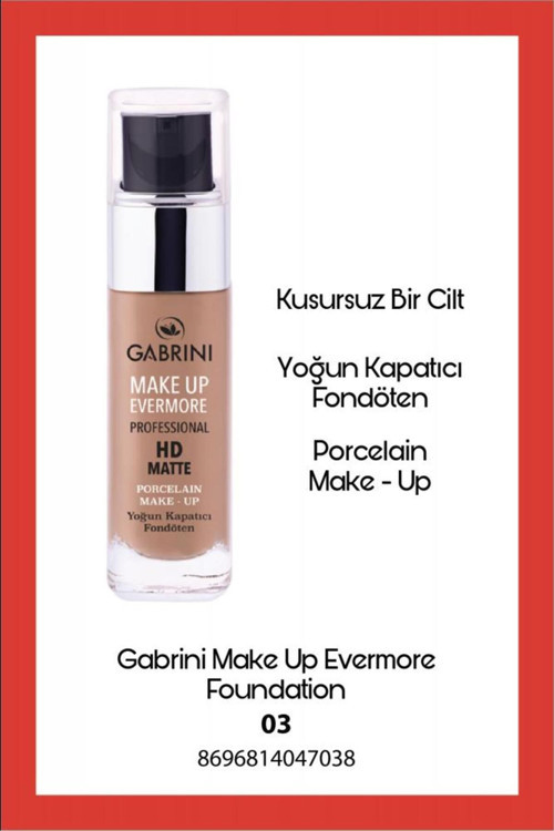 Hd Matte Professional Foundation No;3