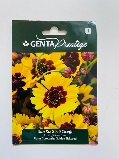 Prestige Sarı Kız Gözü Çiçeği Çiçek Tohumu