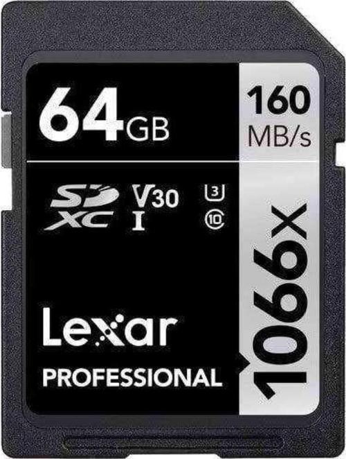 64GB 1066X SD UhsI V30 160MB/S Hafıza Kartı