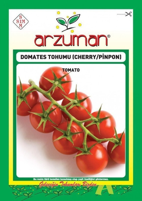 Domates Tohumu (Cherry - Pinpon) ( 250 Adet Tohum)