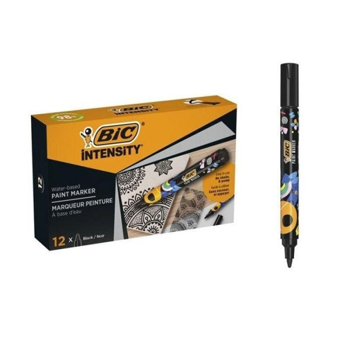 İntensity Paint Marker Kalem Siyah 527477 (12 Li Paket)