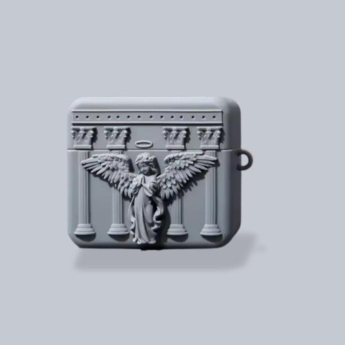 AirPods 4. Nesil Angel Kılıf (Dua Eden Melek Figürlü)