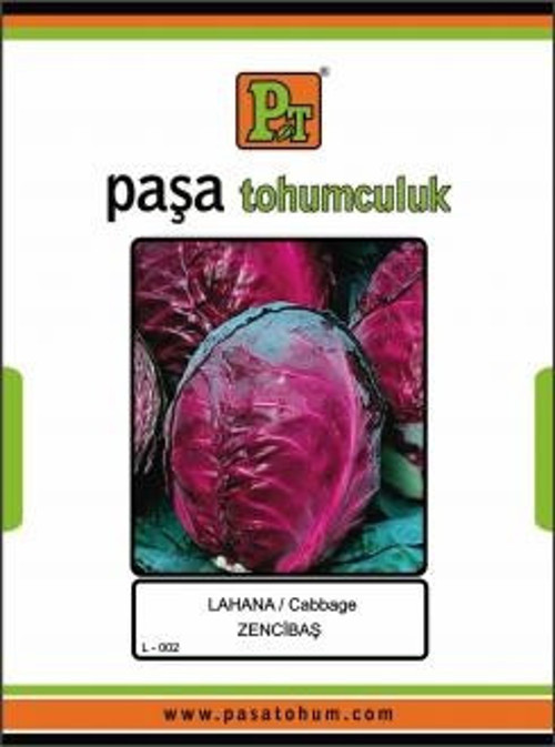 Lahana Tohumu 10 Gr Zencibaş (Kırmızı Lahana)