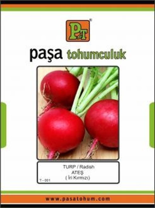 Turp Tohumu 10 Gr Ateş Iri Kırmızı Turp