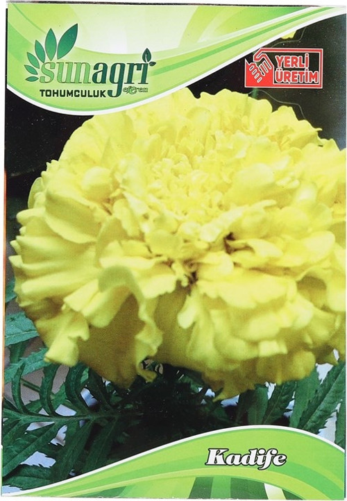Sunagri Sarı Top Kadife Çiçek Tohumu