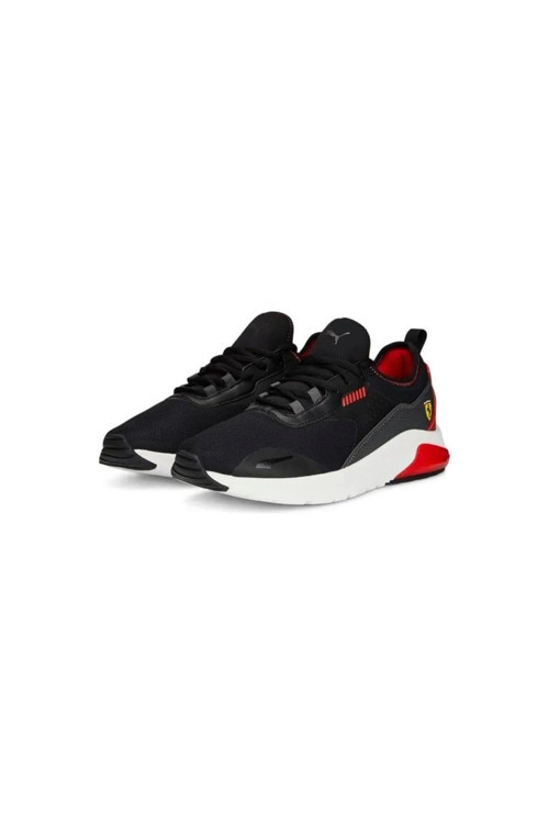 306982-09 FERRARI ELECTRON E PRO BLACK-ROSSO GÜNLÜK SPOR AYAKKABI