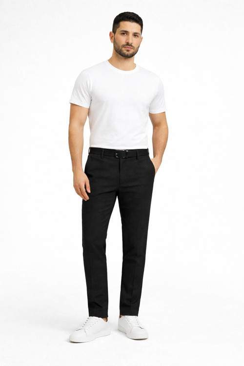 Captiva İtalyan Kesim Comfort Fit Erkek Keten Pantolon - 7557