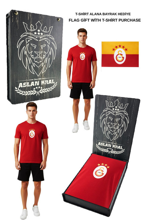 Lisanslı Armalı T-Shirt Bayrak Ve Lazer Kutu Hediyeli