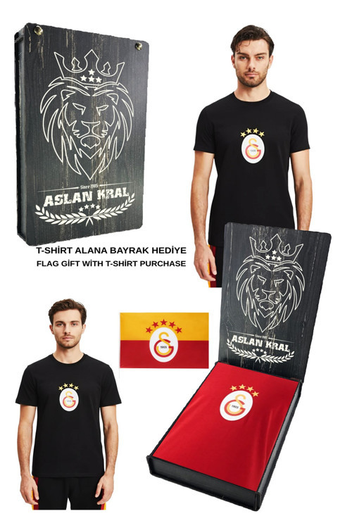 Lisanslı Armalı T-Shirt Bayrak Ve Lazer Kutu Hediyeli