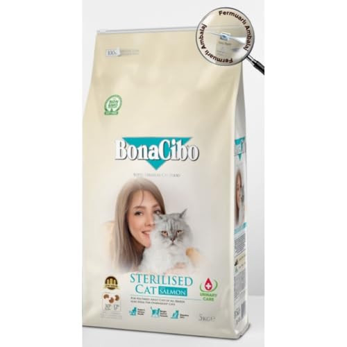 Adult Cat Sterilised Somonlu Kısırlaştırılmış Kediler İçin Somonlu Yetişkin Kedi Maması 5 Kg