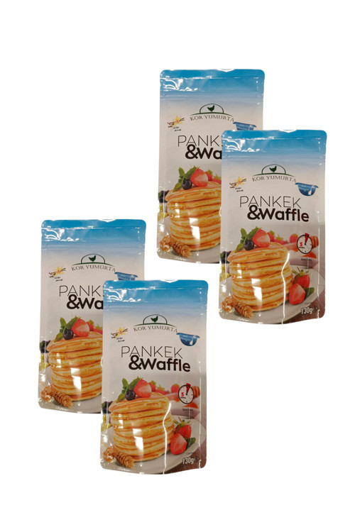Yumurta Pankek ve Waffle Toz Karışımı 130 Gr. x 4 Adet