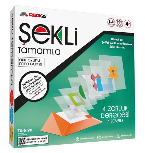 ŞEKLİ TAMAMLA RD5258 KUTU OYUNU 4+