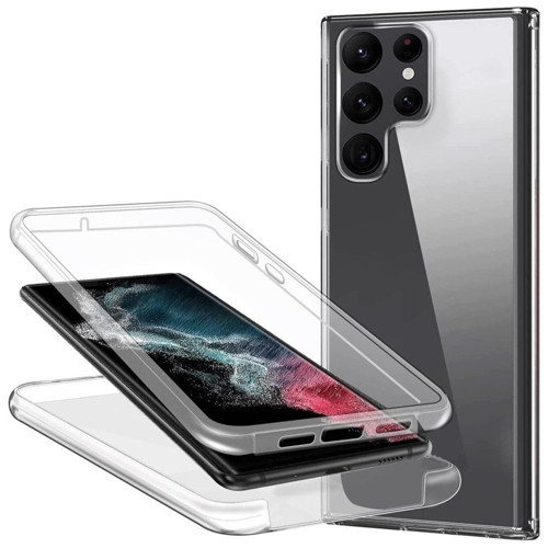 Samsung Galaxy S23 Ultra Uyumlu Kılıf Ön Arka Silikon Koruma