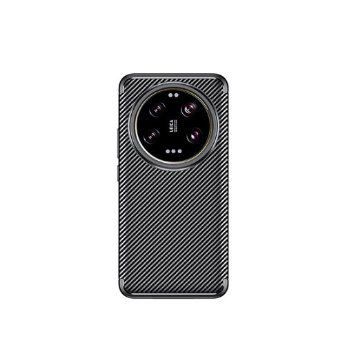 Xiaomi 15 Ultra Uyumlu Kılıf Negro Karbon Görünümlü Silikon