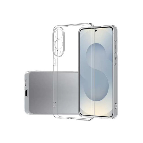 Samsung Galaxy S25 Edge Uyumlu Kılıf Süper Silikon Kamera Korumalı Şeffaf