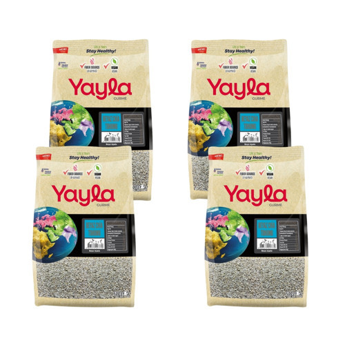 Gurme Beyaz Chia Tohumu 500 gr x4