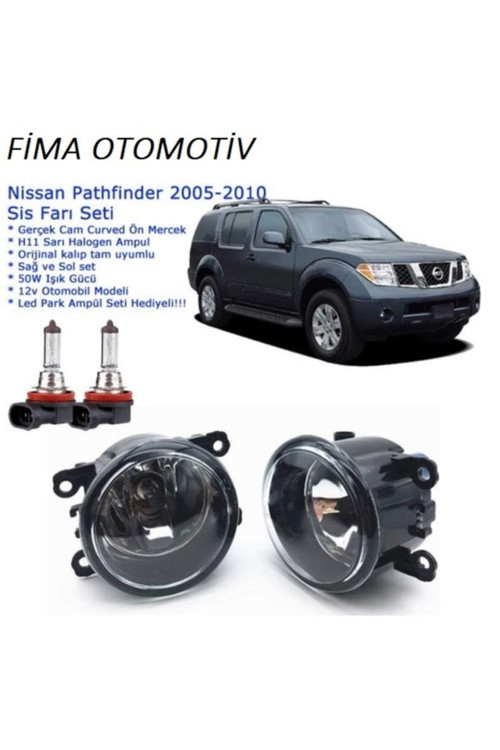 8200074008-camlı Sağ+Sol Nissan Pathfinder 2005 Sis Farı Set Oem: 8200074008 Uyumlu