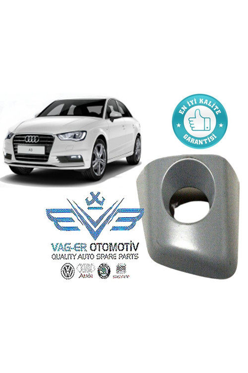 Audi A3 Sedan 13-16 Uyumlu Ön Sol Dış Kapı Kolu Kapağı Bademi 8v1837879a