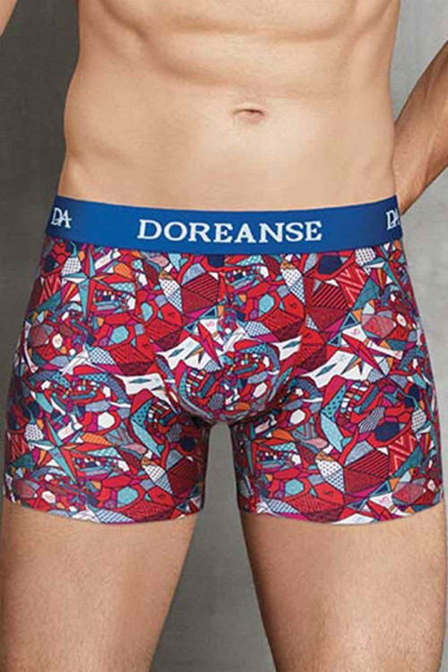 Erkek Modal Baskılı Normal Paça Boxer 1703