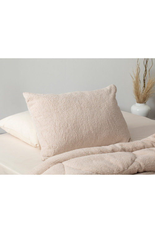 Cozy Sherpa Yastık 50x70 Cm Bej
