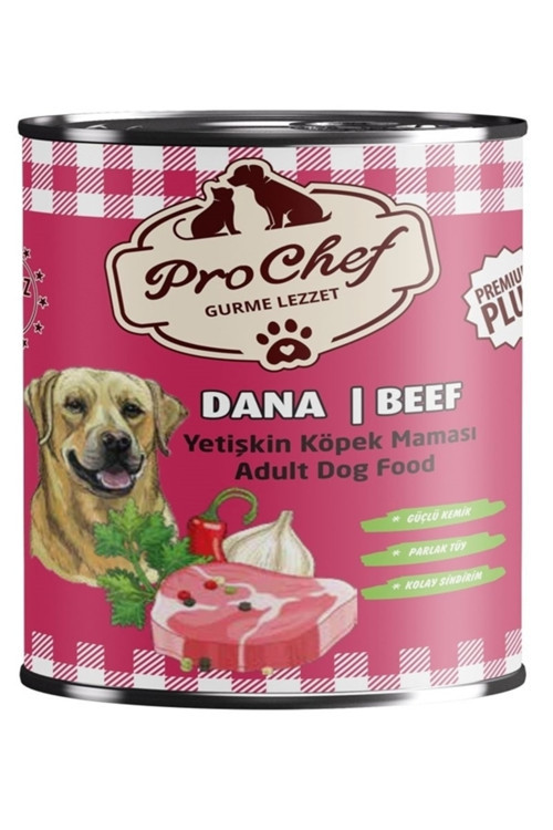20 Adet Premium Plus Yetişkin Köpek Maması | 415 Gr Dana Etli Konserve Yaş Mama