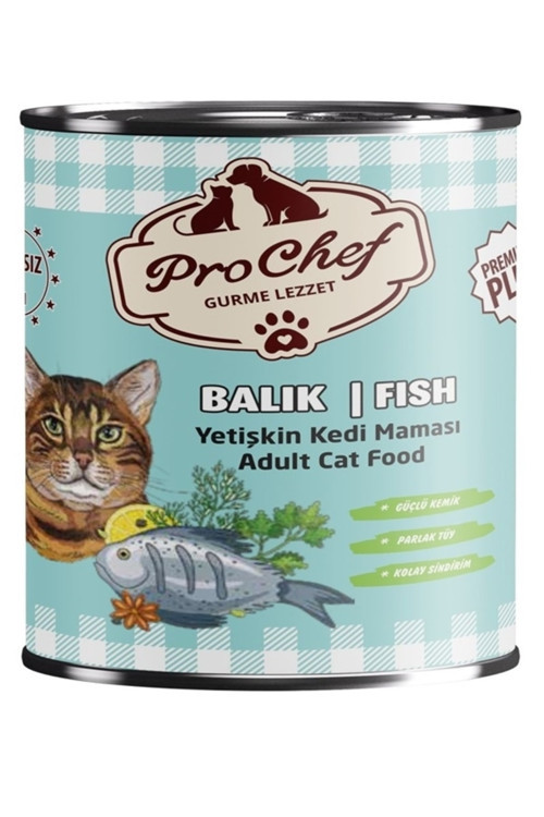 20 Adet Premium Plus Yetişkin Kedi Maması | 415 Gr Balık Etli Konserve Yaş Mama