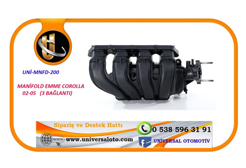 Manifold Emme Corolla 2002-2005 (3 Bağlantili)