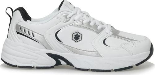 Pol Pu Bağcıklı Günlük Erkek Spor Ayakkabı Beyaz - Lacivert