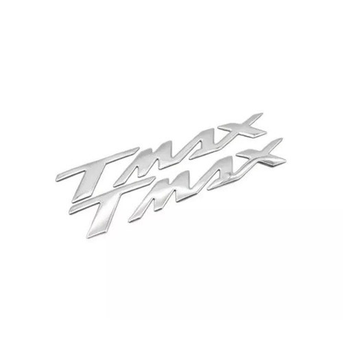 Yamaha Tmax Uyumlu Sele Altı Metal Yazı Seti Nikel